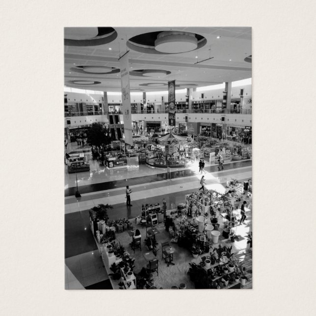 Shopping Mall Interior Quezon City Profile Card (Front)