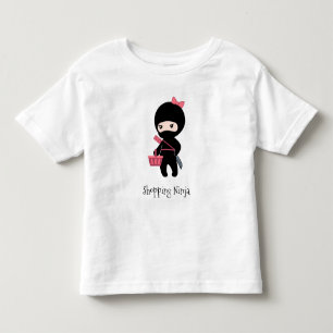 Shopping Ninja Girl Toddler T-Shirt