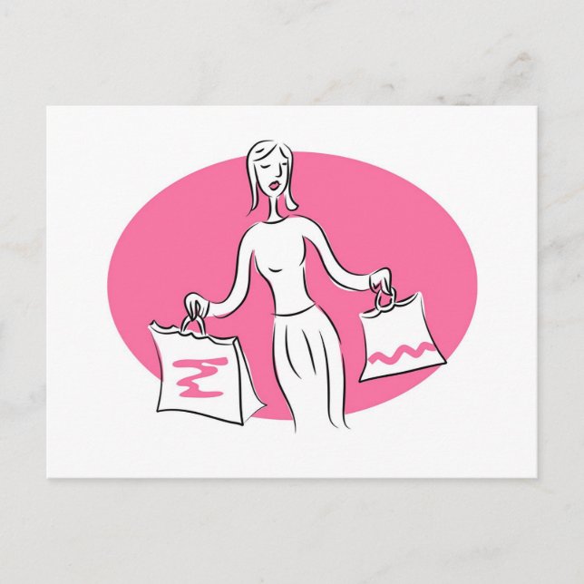 Shopping Postcard (Front)