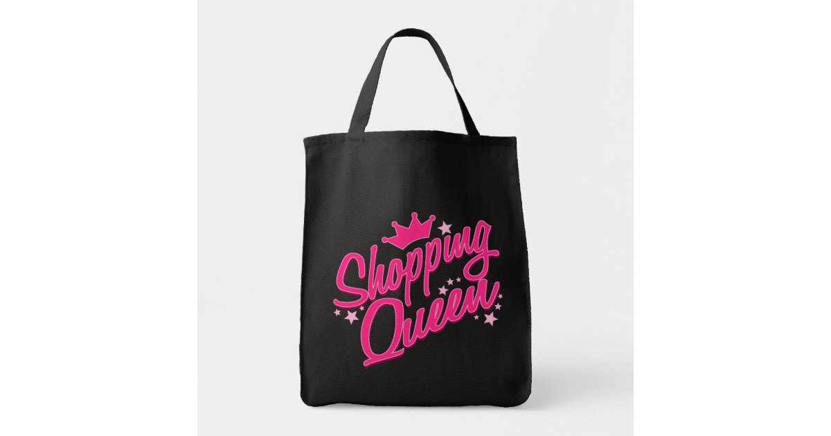 SHOPPING QUEEN bag Zazzle.co.uk