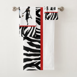 SHOPPING QUEEN COLLECTION BATH TOWEL SET