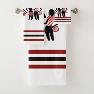 SHOPPING QUEEN COLLECTION BATH TOWEL SET