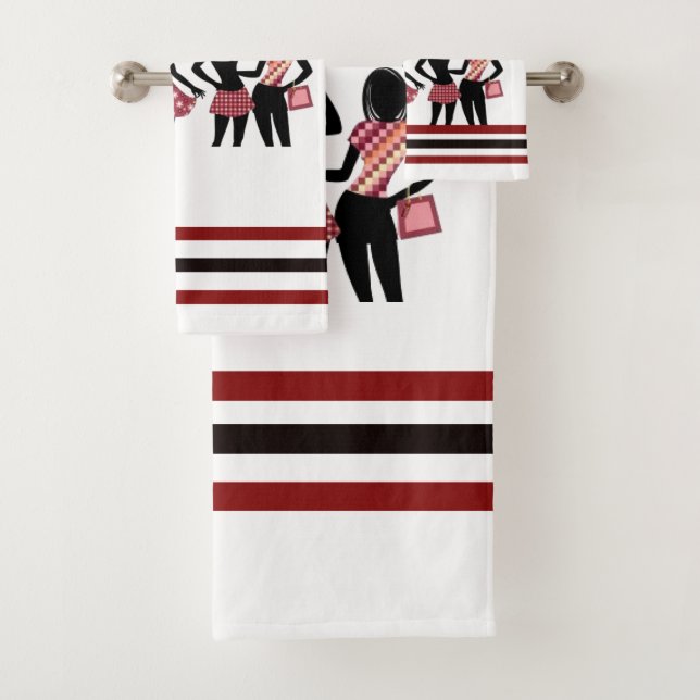 SHOPPING QUEEN COLLECTION BATH TOWEL SET (Insitu)