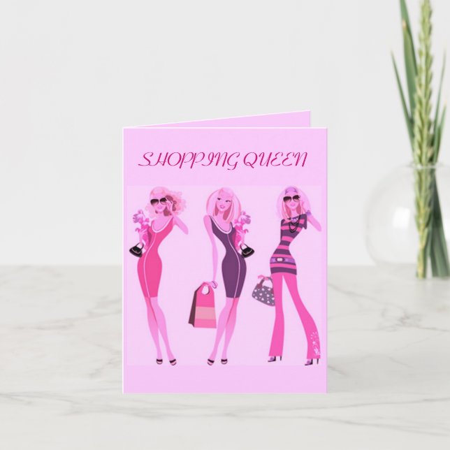 SHOPPING QUEEN COLLECTION CARD (Front)