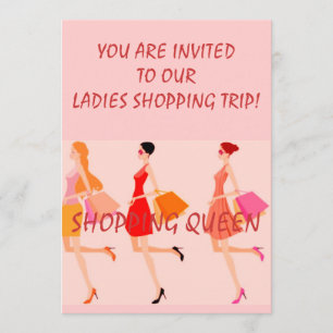SHOPPING QUEEN COLLECTION INVITATION