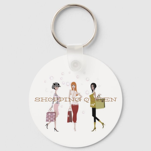 SHOPPING QUEEN COLLECTION KEY RING (Front)