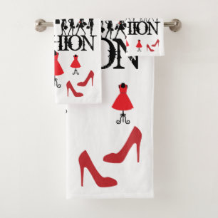 SHOPPING QUEEN COLLECTION Ladies Bath Towel Set