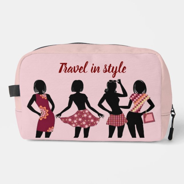 Shopping Queen Collection -Ladies  Dopp Kit (Front)