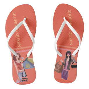 SHOPPING QUEEN COLLECTION LADIES FLIP FLOPS