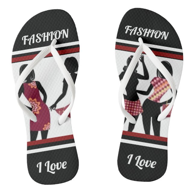 SHOPPING QUEEN COLLECTION Ladies Flip Flops (Footbed)