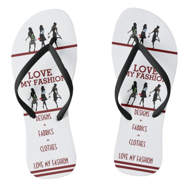 SHOPPING QUEEN COLLECTION LADIES FLIP FLOPS (Footbed)