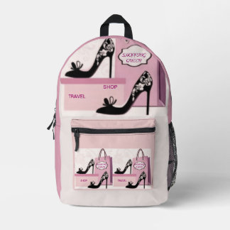 Shopping Queen Collection - Ladies Printed Backpack