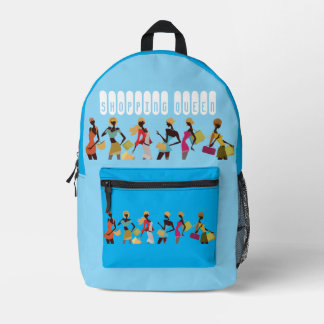 Shopping Queen Collection: Ladies Printed Backpack