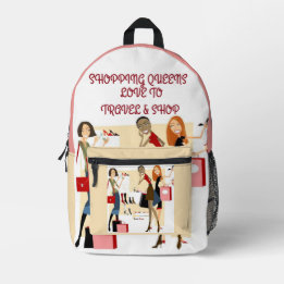 Shopping Queen Collection - Ladies Printed Backpack