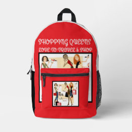 Shopping Queen Collection - Ladies Printed Backpack