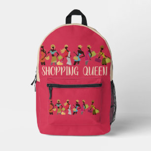 Shopping Queen Collection: Ladies Printed Backpack