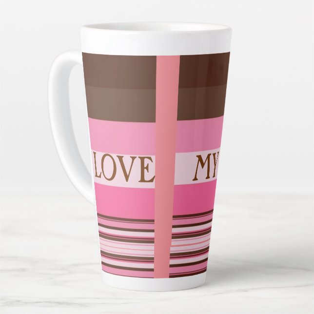 SHOPPING QUEEN COLLECTION LATTE MUG (Left Angle)