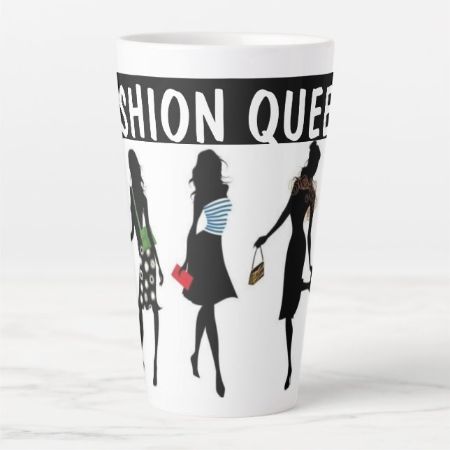 SHOPPING QUEEN COLLECTION LATTE MUG (Front)