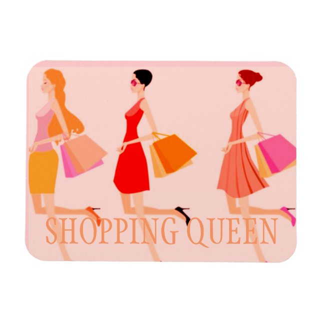 SHOPPING QUEEN COLLECTION MAGNET (Horizontal)