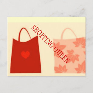 SHOPPING QUEEN COLLECTION POSTCARD