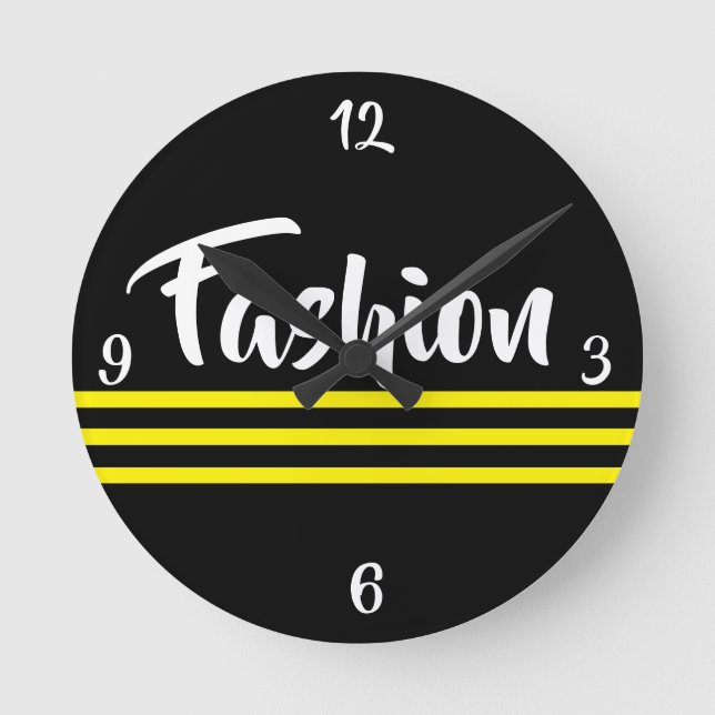 SHOPPING QUEEN COLLECTION - ROUND CLOCK (Front)