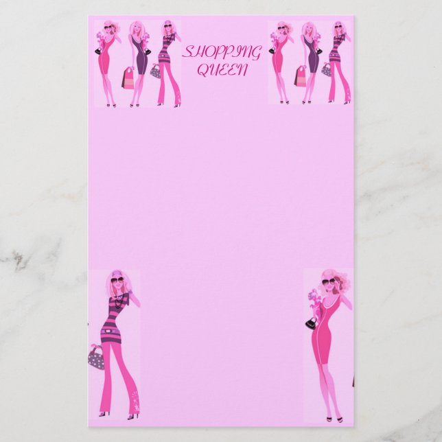 SHOPPING QUEEN COLLECTION STATIONERY (Front)