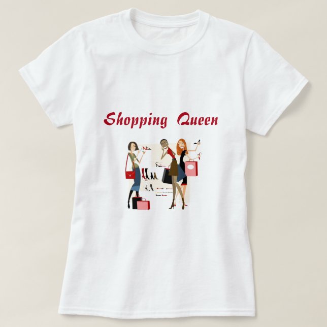 SHOPPING  QUEEN COLLECTION T-Shirt (Design Front)