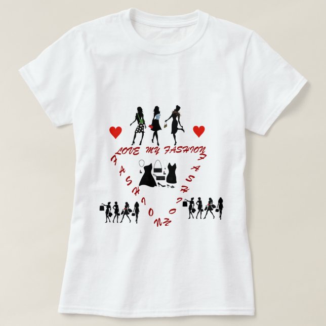 Shopping Queen Collection T-Shirt (Design Front)
