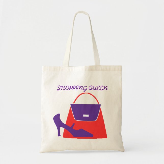 SHOPPING QUEEN COLLECTION TOTE BAG (Front)