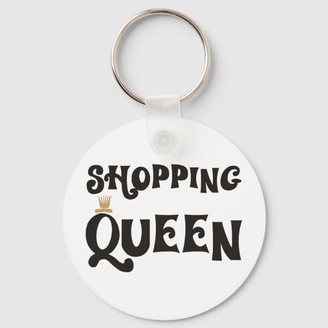 shopping queen key ring (Front)