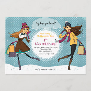 Shopping Spree Invitation