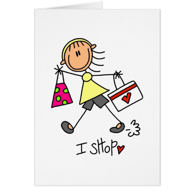 Shopping Stick Figure (Front)