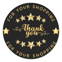 Shopping sticker