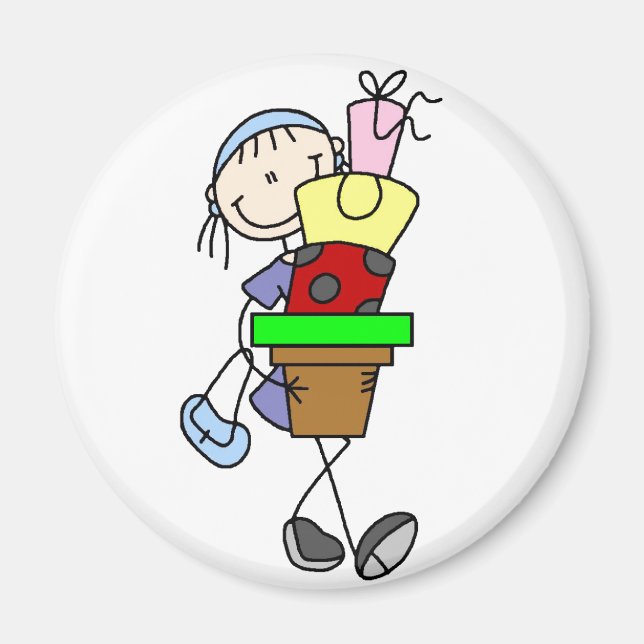 Shopping Tower Of Packages Magnet (Front)