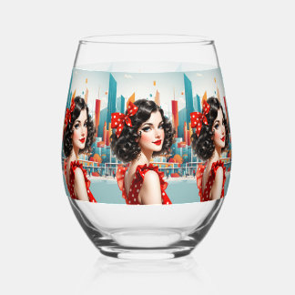 SHOPPING TRIP STEMLESS WINE GLASS