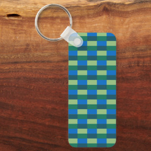 Shore and Land Color Blocks Key Ring