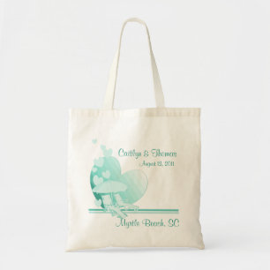 Shore Love/ Green Tote Bag
