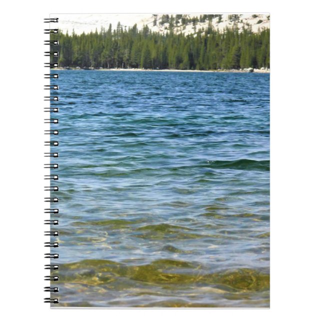 Shore of Tenaya Lake, Yosemite, CA Notebook (Front)