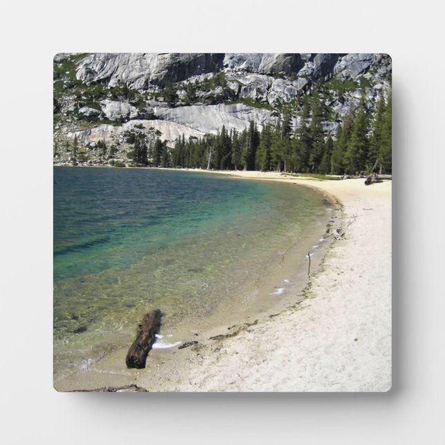 Shore of Tenaya Lake, Yosemite, CA Plaque (Front)