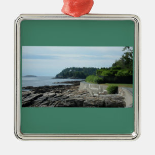 Shore Path, Bar Harbour, Maine Ornament