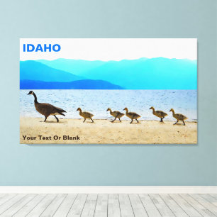 Shore Patrol - Canada Geese Canvas Print