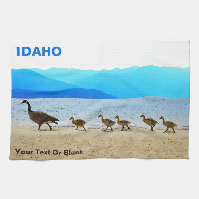 Shore Patrol - Canada Geese Tea Towel (Horizontal)
