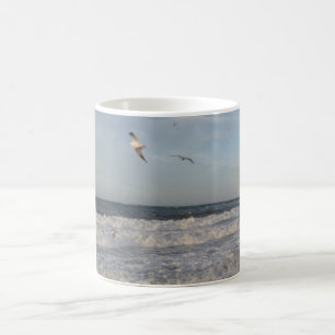 Shore & Waves White Coffee Mug
