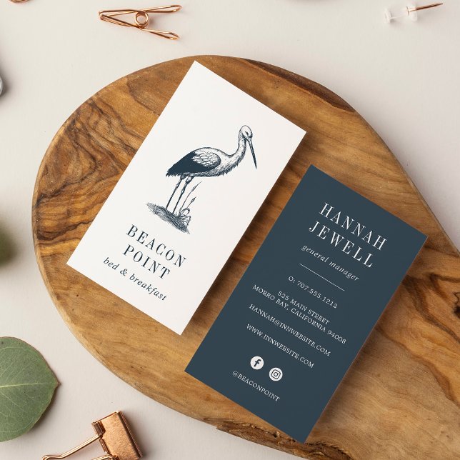 Shorebird | Vertical Business Card (Creator Uploaded)