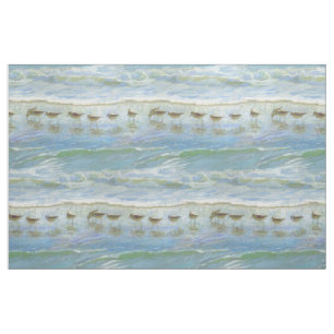 Shorebirds, A Day at the Beach Fabric