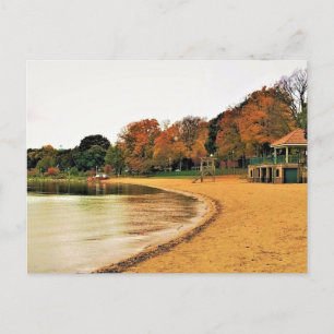 Shorefront of Lake Geneva, Wisconsin Postcard