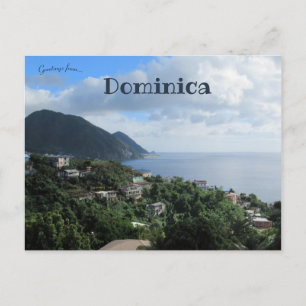 Shoreline of Dominica Postcard