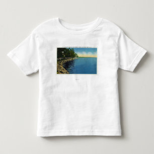 Shoreline, Pavilion, and Swimmers Toddler T-Shirt