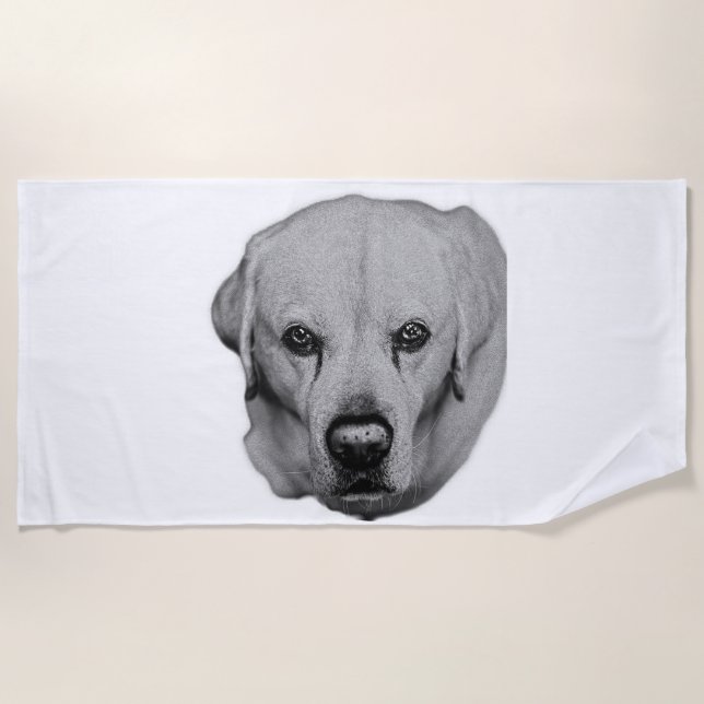 Shoreline Peace, Steady Eyes Beach Towel (Front)