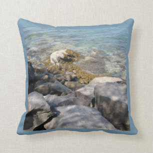 Shoreline Rocks with Cool Clear Water Cushion